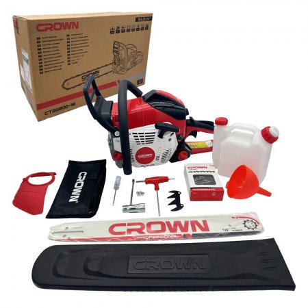 Бензопила CROWN CT20200-18 - Фото 3