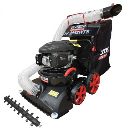 ELITECH HD Пылесос садовый бензиновый GV 2958WTS (E1608.008.00) (166см3,2.9кВт,58см,270км/ч,150 л)