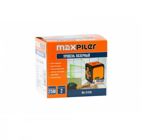 Уровень лазерный МAXPILER MLL-0125G - Фото 5
