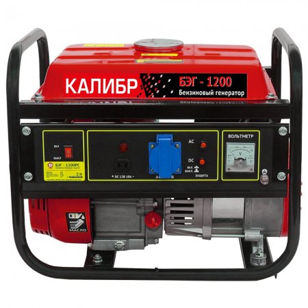 Бензиновый электрогенератор КАЛИБР БЭГ-1200 - Фото 7 Бензиновый электрогенератор КАЛИБР БЭГ-1200 - Фото 7