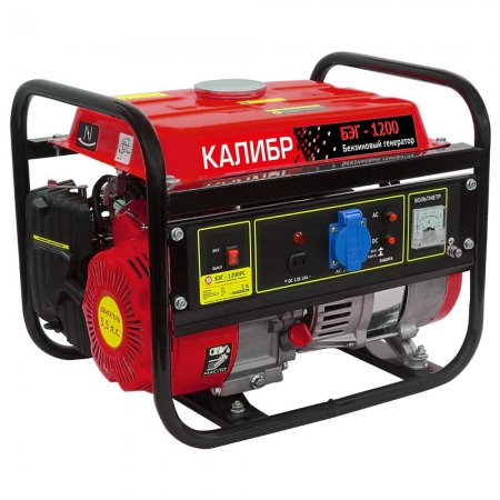 Бензиновый электрогенератор КАЛИБР БЭГ-1200 - Фото 3 Бензиновый электрогенератор КАЛИБР БЭГ-1200 - Фото 3
