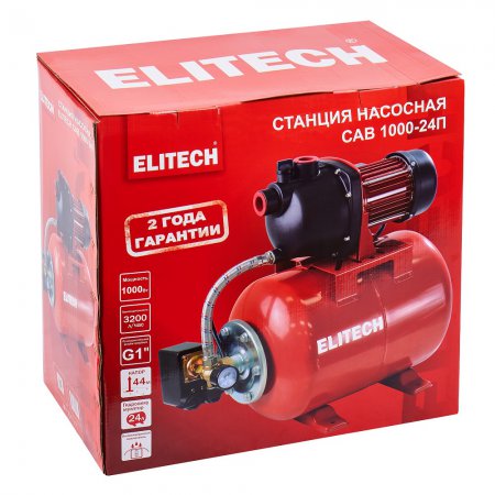 Насосная станция ELITECH САВ1000-24П - Фото 6
