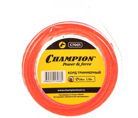 Корд триммерный CHAMPION C7001 Корд триммерный CHAMPION C7001