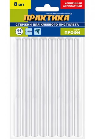 Клей для клеевого пистолета ПРАКТИКА 916-462 Клей для клеевого пистолета ПРАКТИКА 916-462