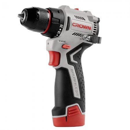 Аккумуляторная дрель-шуруповерт CROWN CT21129HMX-2 BMC - Фото 2