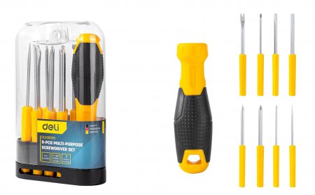 Многофункциональная отвертка 8-в-1 DELI DL636009