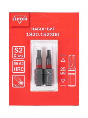 Биты ELITECH 1820.152300 Биты ELITECH 1820.152300
