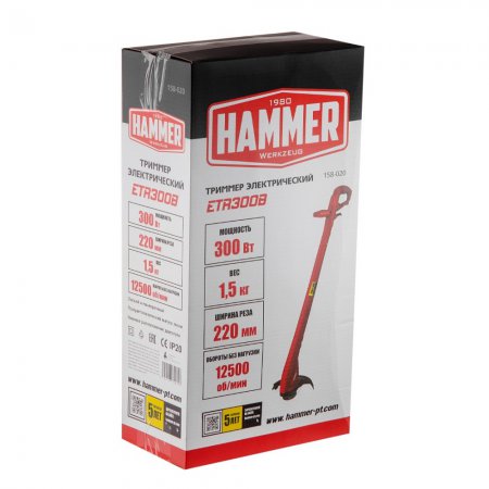 Электрический триммер HAMMER ETR300B - Фото 4 Электрический триммер HAMMER ETR300B - Фото 4