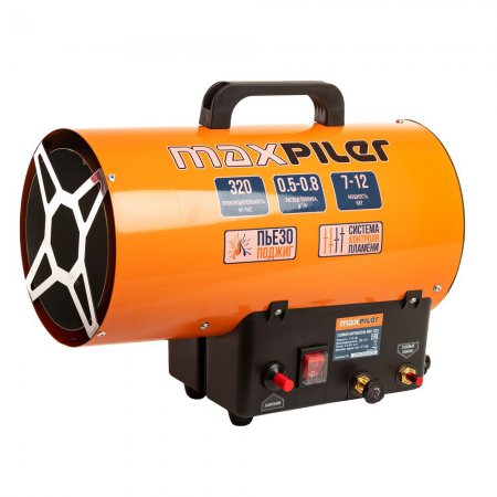 Пушка тепловая газовая MAXPILER MGH-1201 - Фото 1 Пушка тепловая газовая MAXPILER MGH-1201 - Фото 1