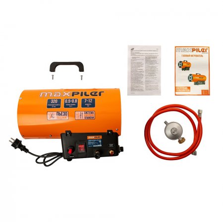 Пушка тепловая газовая MAXPILER MGH-1201 - Фото 2 Пушка тепловая газовая MAXPILER MGH-1201 - Фото 2