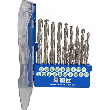 Набор сверл по металлу Практика 640-308 - Фото 3 Набор сверл по металлу Практика 640-308 - Фото 3