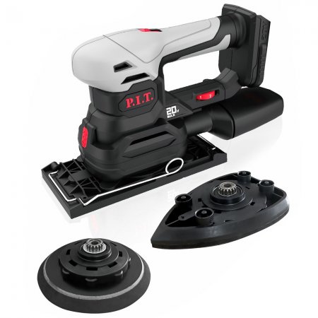 Аккумуляторная многофункциональная шлифмашина PIT PSP20H-187A SOLO без АКБ и ЗУ - Фото 2