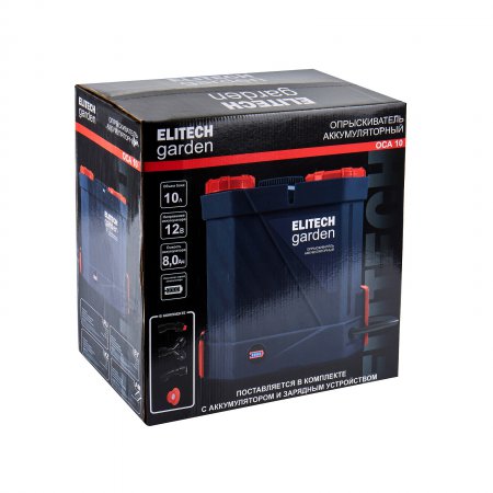 Аккумуляторный опрыскиватель ELITECH Garden  ОСА10 - Фото 8