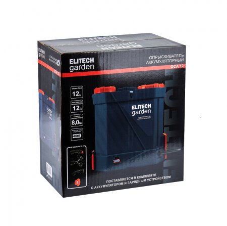 Опрыскиватель аккумуляторный ELITECH Garden ОСА12 - Фото 10