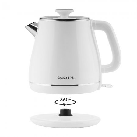 Чайник электрический Galaxy LINE GL 0331 белый - Фото 2