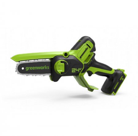 Аккумуляторная цепная мини пила GreenWorks G24MCS10 2008207UB - Фото 1 Аккумуляторная цепная мини пила GreenWorks G24MCS10 2008207UB - Фото 1