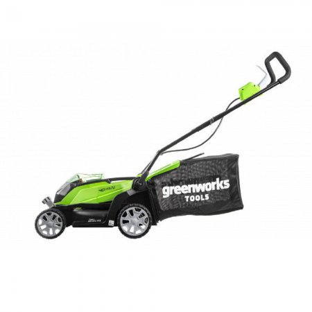 Газонокосилка аккумуляторная GREENWORKS G40LM35K2 2501907UA - Фото 2 Газонокосилка аккумуляторная GREENWORKS G40LM35K2 2501907UA - Фото 2
