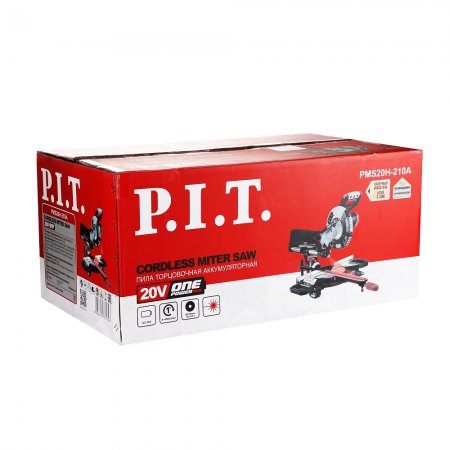 Аккумуляторная пила торцовочная PIT PMS20H-210A SOLO без АКБ и ЗУ - Фото 6
