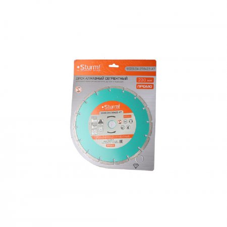Алмазный диск STURM 9020-04-230x22-AT - Фото 6 Алмазный диск STURM 9020-04-230x22-AT - Фото 6