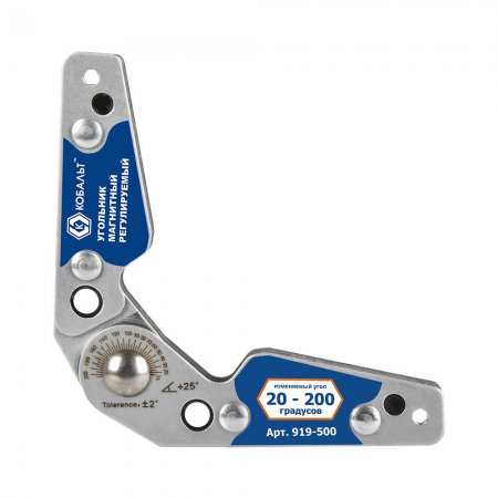 Угольник магнитный КОБАЛЬТ 919-500 - Фото 1 Угольник магнитный КОБАЛЬТ 919-500 - Фото 1