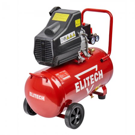 Компрессор коаксиальный масляный Elitech ДМ КМ200/50  - Фото 4