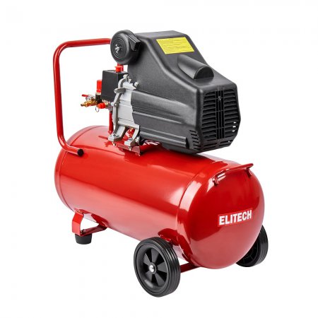 Компрессор коаксиальный масляный Elitech ДМ КМ200/50  - Фото 5