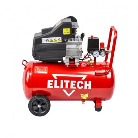 Компрессор коаксиальный масляный Elitech ДМ КМ200/50  - Фото 6