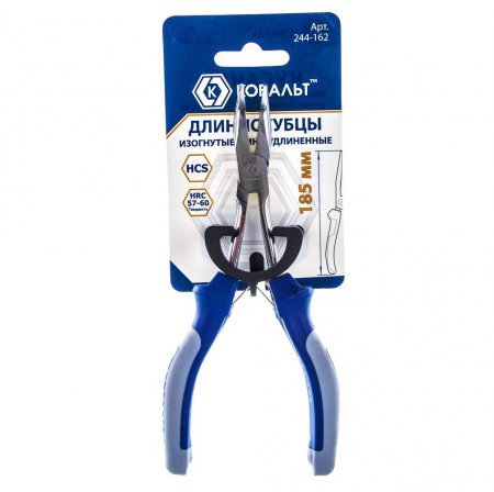 Длинногубцы изогнутые удлиненные КОБАЛЬТ 244-162 - Фото 2 Длинногубцы изогнутые удлиненные КОБАЛЬТ 244-162 - Фото 2