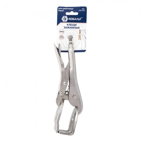 Клещи зажимные для сварочных работ КОБАЛЬТ 244-278