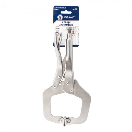 Клещи зажимные для точечных работ КОБАЛЬТ 244-285 - Фото 2