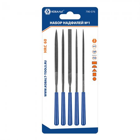 Набор надфилей КОБАЛЬТ 790-076 - Фото 2 Набор надфилей КОБАЛЬТ 790-076 - Фото 2