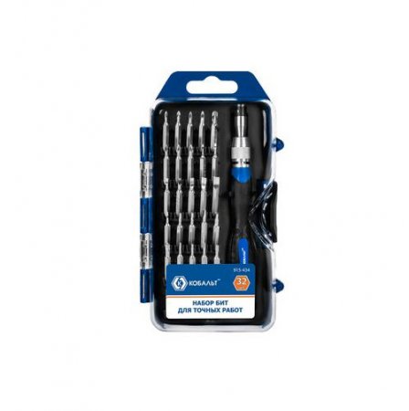 Набор бит с рукояткой КОБАЛЬТ 915-434