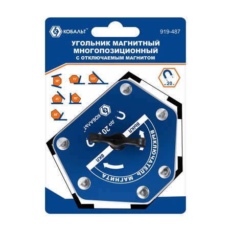 Угольник магнитный КОБАЛЬТ 919-494 - Фото 3 Угольник магнитный КОБАЛЬТ 919-494 - Фото 3