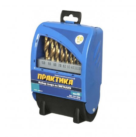 Набор сверел по металлу ПРАКТИКА 911-956 - Фото 1