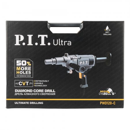 Дрель алмазного сверления PIT PWD120-C - Фото 4