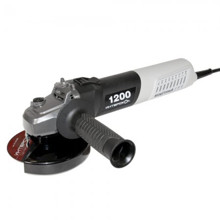 Угловая шлифмашина ИНТЕРСКОЛ УШМВ-125/1200Э 915.0.0.40 - Фото 1