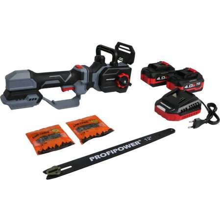 Аккумуляторная пила цепная ProfiPower PL-12 E0285 - Фото 2 Аккумуляторная пила цепная ProfiPower PL-12 E0285 - Фото 2