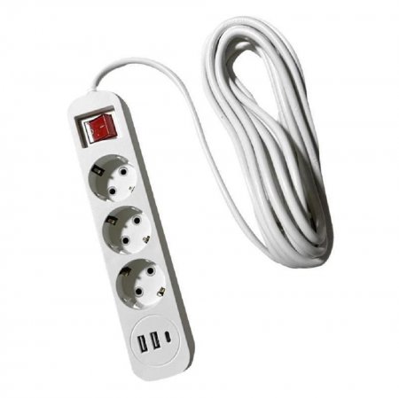 Удлинитель сетевой LIRA LRFI133W