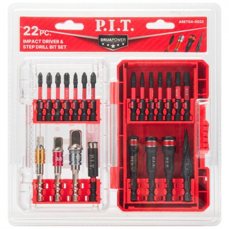 Набор бит и головок P.I.T. ASET04-0022 - Фото 2