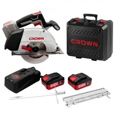 Аккумуляторная пила дисковая CROWN CT25040-150HX-4 BMC - Фото 6