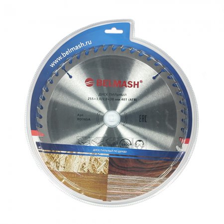 Диск пильный BELMASH 255x3,0/2,0x30 48T RD165A - Фото 2
