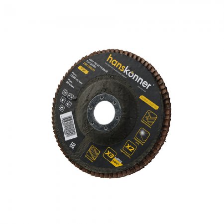 Круг зачистной лепестковый Hanskonner H9010-01-125x22-36Z - Фото 4