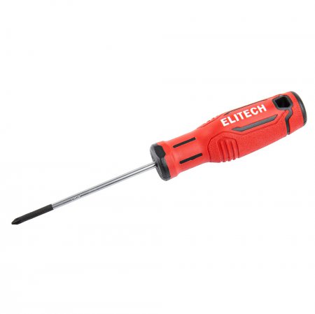 Отвертка крестовая ELITECH PZ0x75мм 211301 - Фото 1