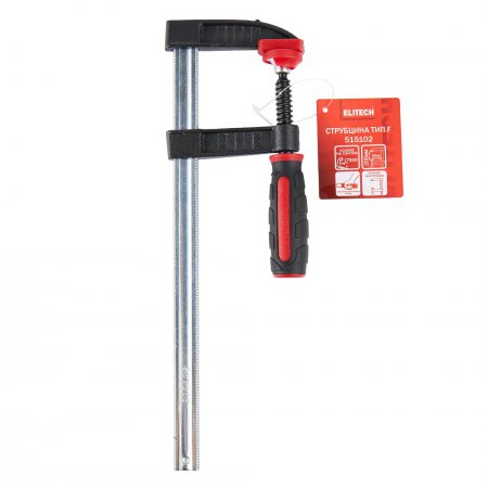 Струбцина F-образная ELITECH 515102 - Фото 4
