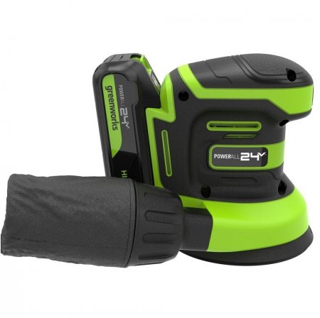 Эксцентриковая шлифмашина аккумуляторная GREENWORKS OS325 3100907CUA - Фото 5