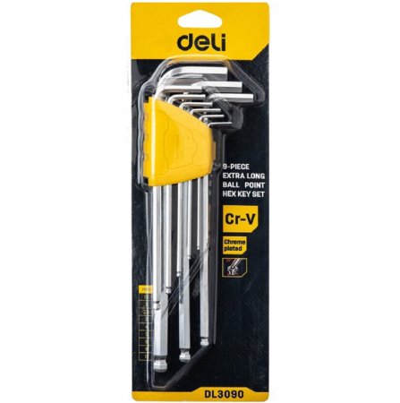 Набор шестигранных ключей DELI DL3090 - Фото 4