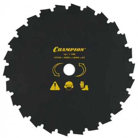 Нож с долотообразными зубцами CHAMPION C5206 - Фото 1