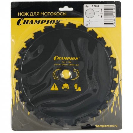 Нож с долотообразными зубцами CHAMPION C5206 - Фото 3