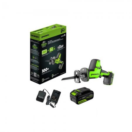 Аккумуляторная пила сабельная GREENWORKS 1200507CUB - Фото 1