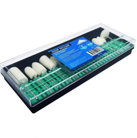 Набор насадок полировальных для гравера VERTEX 0987-1-12 - Фото 3 Набор насадок полировальных для гравера VERTEX 0987-1-12 - Фото 3